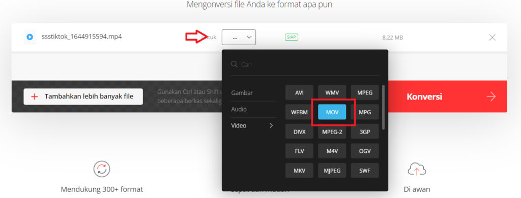 Cara Mudah Converter Video TikTok Menjadi Format Lain