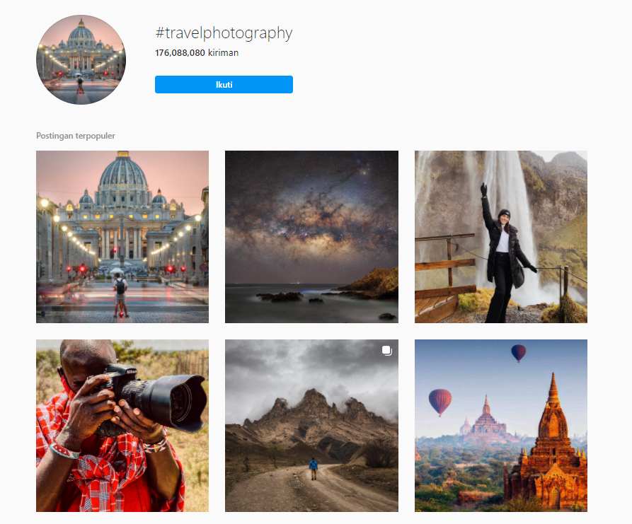 Top 10 Hashtag Travel Instagram Terbaik