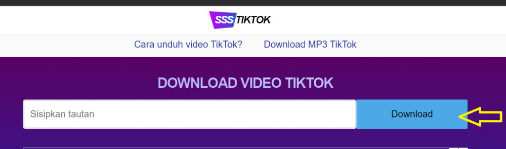 Cara Download Tiktok Tanpa Watermark dengan SSSTik Tok 