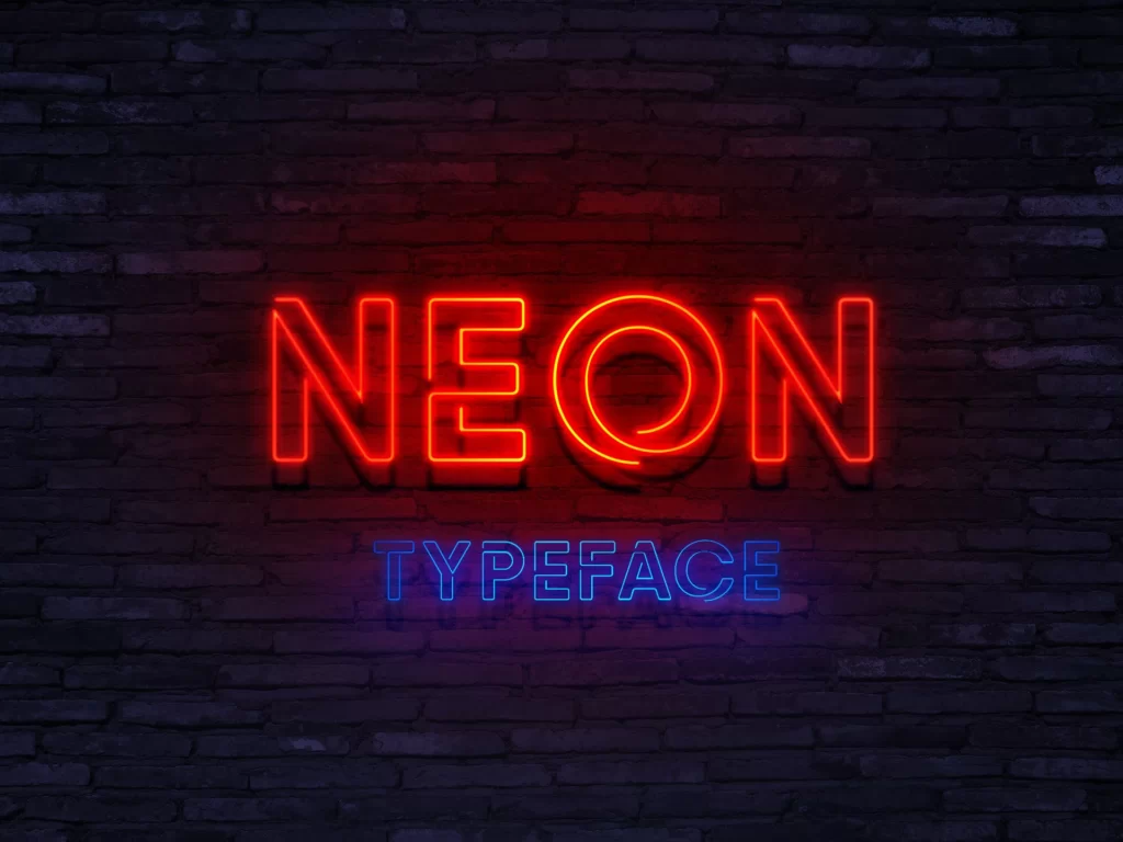 Font Neon