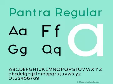 Font Pantra