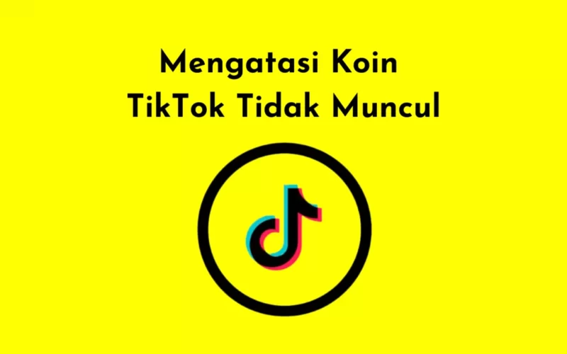 Koin TikTok Tidak Muncul