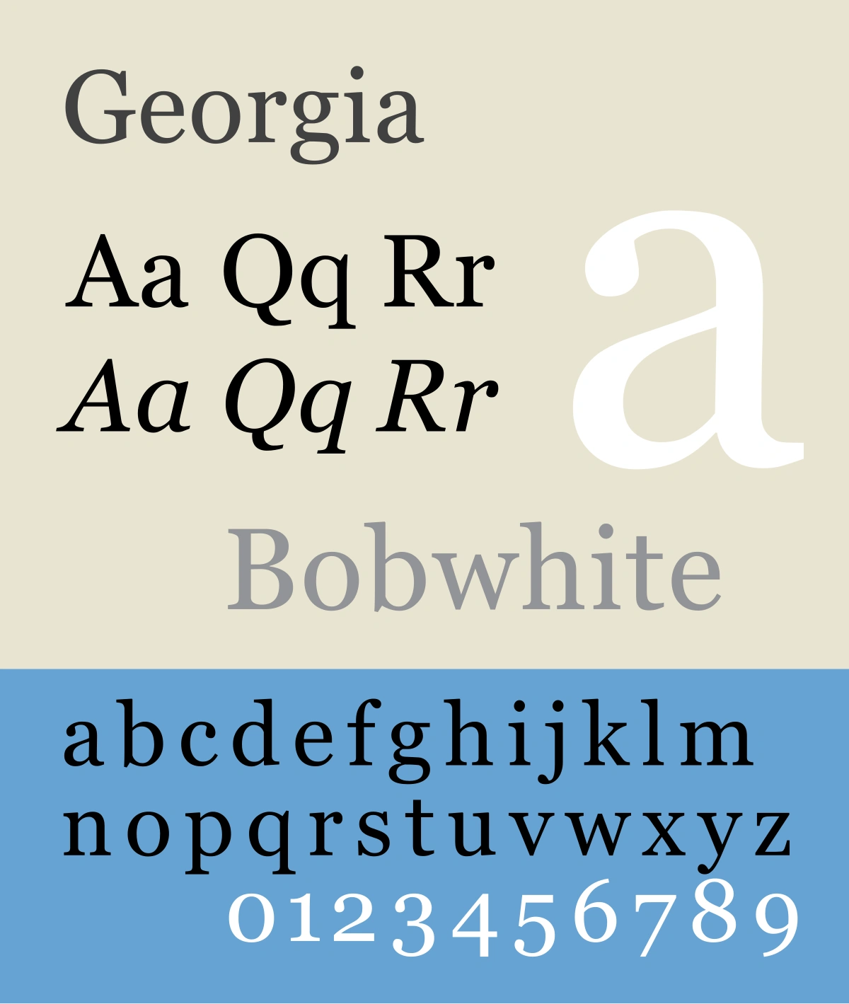 Georgia font