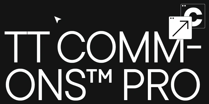 TT Commons Font untuk Poster